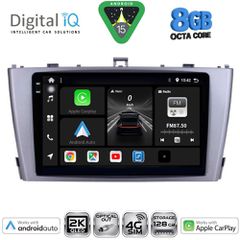 DIGITAL IQ BXK 20705_CPAA (9inc) MULTIMEDIA TABLET for TOYOTA AVENSIS (T27) mod. 2009-2015