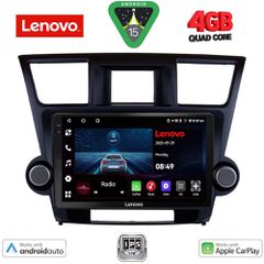 LENOVO LVE 8719_CPAA (9inc) MULTIMEDIA TABLET for TOYOTA HIGHLANDER mod. 2008-2015