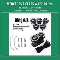 DIQ AMBIENT 8176 A4D BENZ A (W177) mod. 2019-2024 (Digital iQ Ambient Light for MERCEDES A W177 mod. 2019-2024 with 36 Lights)