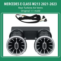 DIQ AMBIENT 8176 IB - REAR AIRVENTS for MERCEDES E (W213) (Digital iQ Rear Turbine Air Vent Ambient Light Kit MERCEDES E (W213) mod. 2020-2023)
