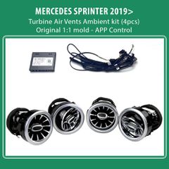 DIQ AMBIENT 8176 SPR - BENZ SPRINTER (W907) (Digital iQ Turbine Air Vent Ambient Light Kit for MERCEDES SPRINTER mod. 2019>)