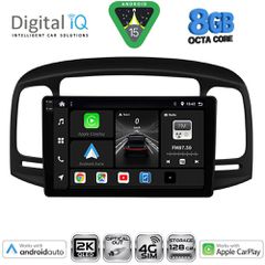 DIGITAL IQ BXK 20249BL_CPAA (9inc) MULTIMEDIA TABLET for HYUNDAI ACCENT mod. 2005-2012 (BLACK)