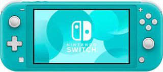 nintendo switch lite turquoise  βιτρινας με πολλά παιχνίδια και σφραγισμενα