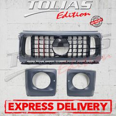 MERCEDES BENZ G CLASS W464 2019- SPORT GRILLE Type BRABUS / ΜΑΣΚΑ ΠΡΟΦΥΛΑΚΤΗΡΑ