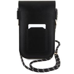 Hello Kitty Leather Hiding Kitty Cord bag - black-thumb-3