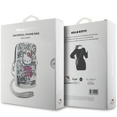 Hello Kitty Graffiti Kitty Head bag - white-thumb-4