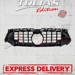 MERCEDES BENZ A CLASS W177 & V177 BRABUS SPORT GRILLE Type GT BLACK RED  LINE / ΜΑΣΚΑ ΠΡΟΦΥΛΑΚΤΗΡΑ