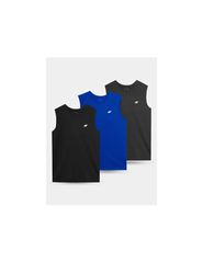 Men's sleeveless shirt SET OF 3 TSHIRT 4F 4FWSS25TSLEM28890S