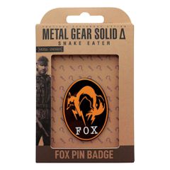 Metal Gear Solid Delta Pin Badge Fox Limited Edition-thumb-1