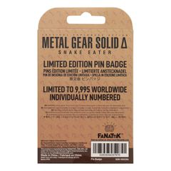 Metal Gear Solid Delta Pin Badge Fox Limited Edition-thumb-2