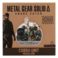 Metal Gear Solid Delta Medallion Cobra Unit Limited Edition-thumb-2