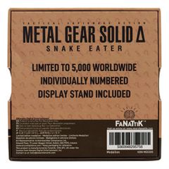 Metal Gear Solid Delta Medallion Cobra Unit Limited Edition-thumb-1