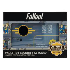 Fallout 3 Replica Vault 101 Security Keycard Limited Edition-thumb-3