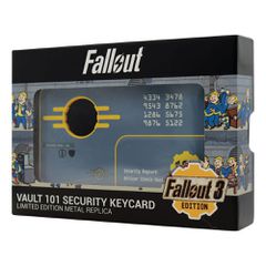 Fallout 3 Replica Vault 101 Security Keycard Limited Edition-thumb-1