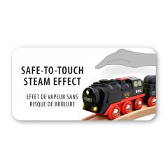 BRIO - Battery-Operated Steaming Train (33884)-thumb-2
