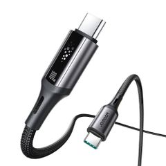 Joyroom S-A60 StarTalk 100W USB-C - USB-C Cable 1.2m - Black-thumb-2