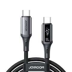 Joyroom S-A60 StarTalk 100W USB-C - USB-C Cable 1.2m - Black-thumb-0