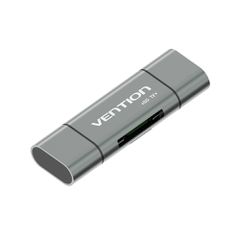 Vention USB3.0 Multi-function Card Reader Gray Metal Type-thumb-2