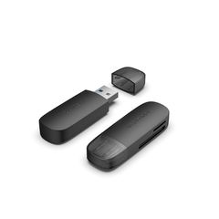 Vention 2-in-1 USB 3.0 A Card Reader(SD+TF) Black Dual Drive Letter