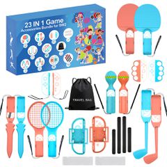 Nintendo Switch 23-in-1 Family Accessory Pack 2 - Orange and Blue Set