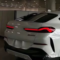 BMW X6 G06 Laser LED ΠΙΣΩ ΦΩΤΑ Black Smoked Diamond