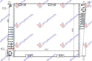 ΨΥΓΕΙΟ 1.5 ΠΕΤΡΕΛΑΙΟ (+A/C) (494x415x23) ΑΓΓΛΙΑΣ (KOYO) - 024406335