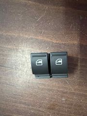 ΔΙΑΚΟΠΤΗΣ ΗΛΕΚΤΡΙΚΩΝ ΠΑΡΑΘΥΡΩΝ SKODA OCTAVIA II/ FABIA ΙΙ/ VW JETTA (ΔΙΠΛΟΣ)| 4PIN/ LH