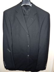 Κοστούμι Μαύρο BERTO LUCCI. Δωρεάν αποστολή με BOX NOW