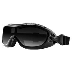 ZANheadgear Γυαλιά / Μάσκα Μοτοσυκλέτας NightHawk googles gloss black smoke lens