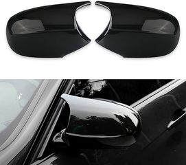 Καπάκια Καθρεφτών Για Bmw Σειρά 1 E87/E81/E82/E88 2010-2015 , Σειρά 3 E90, E91/ E92, E93 M3/M4 2008-2013 Look Facelift LCI Μοντέλα Μαύρο Γυαλιστερό 2 Τεμάχια