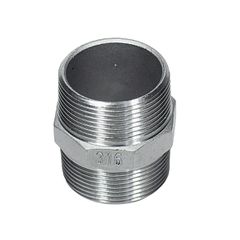 ΙΝΟΧ ΝΙΠΕΛ Μαστός 6-γωνος "C" 150# Ανοξείδωτος 316L ISO 7/1, 2"