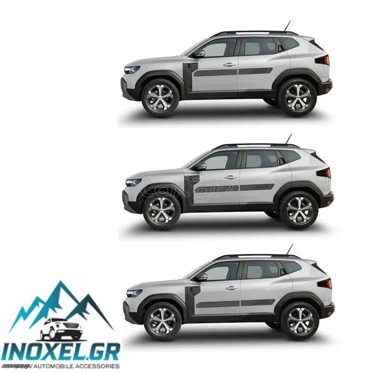 DACIA DUSTER 2024+ Πλαϊνά Προστατευτικά Πόρτας