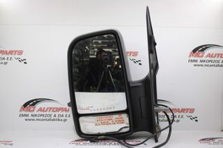 Καθρέπτης Αριστερός Μαύρο MERCEDES SPRINTER 209-416 (W906) (2013-2018) Άβαφος 2 φίσσες 6+3 καλώδια με φλάς