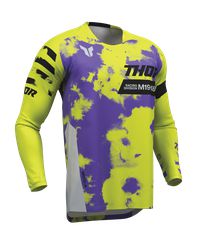 Μπλούζα Παιδική THOR Youth Launchmode Bleach Jersey Μαύρη-Μωβ-Κίτρινη