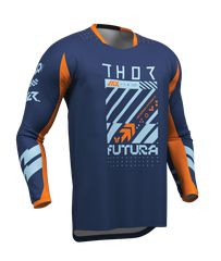 Μπλούζα Παιδική THOR  Youth Launchmode Futura Jersey Μπλέ-Πορτοκαλί