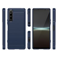 Thunder Case Xiaomi Poco M4 5G silicone armor case blue-thumb-2