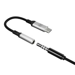 3mk USB-C adapter - 3.5 mm minijack - silver-thumb-3