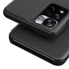 Eco Leather View Case Elegant Flip Cover Stand Function Poco M4 Pro 5G Black-thumb-4