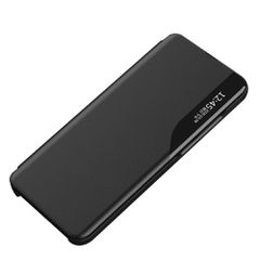 Eco Leather View Case Elegant Flip Cover Stand Function Poco M4 Pro 5G Black-thumb-2