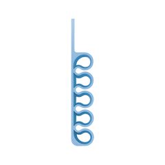 Silicone office organizer - blue