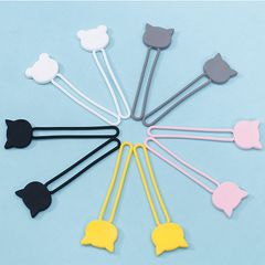 Silicone cable reel - black-thumb-1