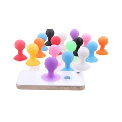 Phone holder with a round head - white-thumb-2