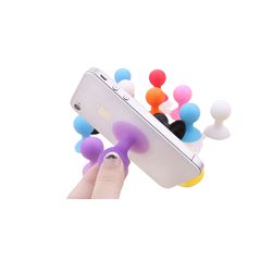 Phone holder with a round head - white-thumb-3