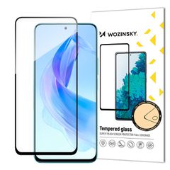 Durable Wozinsky Full Glue tempered glass for Honor 90 Lite/X50i, full screen with frame - black