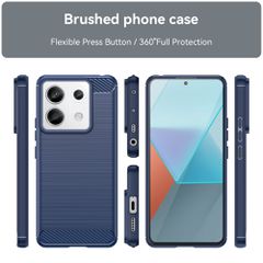 Carbon Case for Xiaomi Redmi Note 13 Pro - blue-thumb-1
