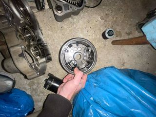 Πηνία και βολάν Husqvarna 610.-thumb-2