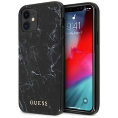 Guess GUHCP12SPCUMABK iPhone 12 mini 5,4" czarny/black hardcase Marble