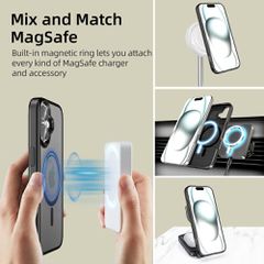 Tech-Protect MagMat MagSafe iPhone 16 Case - Black-thumb-2