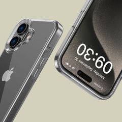 Tech-Protect FlexAir Hybrid Case for iPhone 16 - Clear-thumb-2