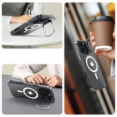Tech-Protect MagStand MagSafe Case for iPhone 16 Pro - Clear-thumb-1